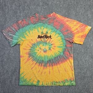 Oneita Hard Rock Cafe Jamaica Tie Dye T-Shirt Large